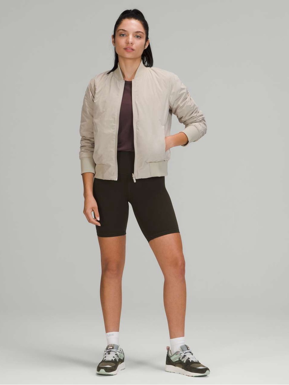 lululemon athletica Non-Stop Bomber *Reversible L EUC
Raw Linen